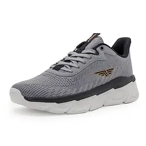 Red Tape Grey Sports Shoes for Men | Shock Absorbant, Slip Resistant, Dynamic Feet Support & Soft Cushion Insole