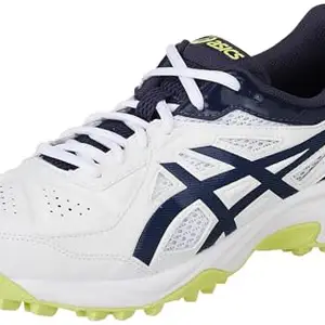 ASICS Mens Gel-Cover White/Blue Expanse Cricket Shoes - 7 UK (1111A251.400)