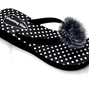 Shooting Star Women Flip Flops_BZ_629_Black_5