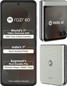 Motorola Razr 60 5G (Pantone Lightest Sky, 8GB RAM, 256GB Storage)