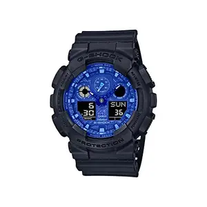 Casio G-Shock Analog-Digital Blue Dial Men GA-100BP-1ADR (G1238)
