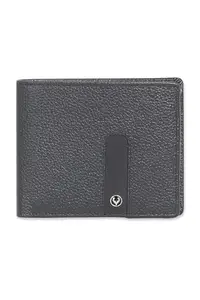 Allen Solly Men Polyurethane Navy Textured Wallet