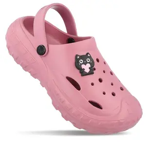 WALKAROO Women's Clogs with Soft Sole, Ventilated, Lightweight for Casual Footwear - WC8983 Dark Pink