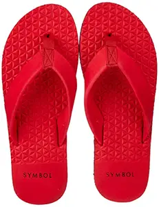 Amazon Brand - Symbol Women's Gracy Red Slipper_4 UK (AZ-WS-02)