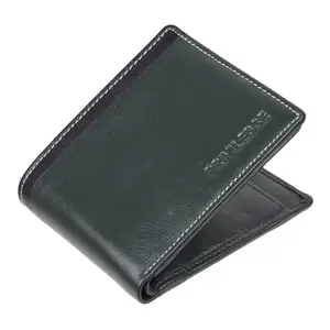 Priviledge Green Wallet: Luxurious Genuine Leather | 8 Card Slots | 3 Secret Compartments | ID Card Slot | Coin Pocket - Ideal Gift for Men