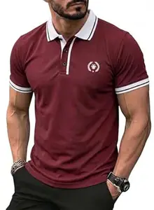 JVX Men Polo T Shirt || Polo T Shirt for Men || Reguler Fit Tshirt for Man || Coller T-Shirt (Available in Plus Size, Also Available in Combo Packs) (MRT-222)