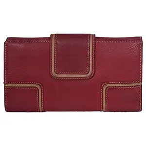 Leatherman Fashion LMN Genuine Leather Women Wallet ( 7 Card Slots)