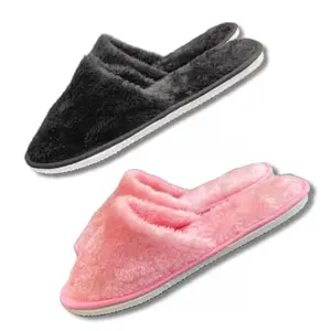SQUETCH Premium Fur Home Slippers For Women & Men For Winter Capet Slippers for Bedroom Indoor Carpet house slides