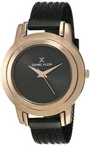 Daniel Klein Analog Black Dial Women's Watch-DK12061-6