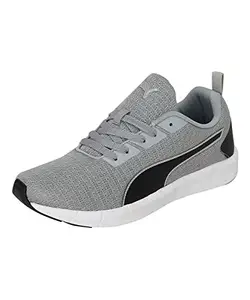 Puma Mens Joy Run Quarry-Silver-Black Running Shoe - 8UK (37821402)