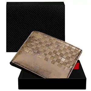 DUQUE Men's EleganceGent Made from Genuine Leather Luxury, Style, and Functionality Combined Wallet (JAC-WL36-Khakhi)