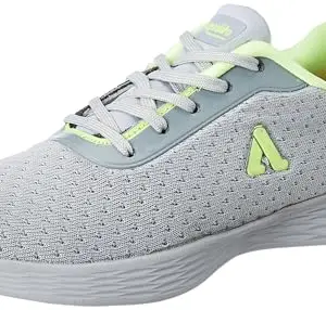 Aqualite Women ARENA-01 Shoes, L.Grey/Fl.Green, 7 UK/India