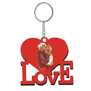 Family Shoping Valentine Gift for Girlfriend Love Keychain Keyring