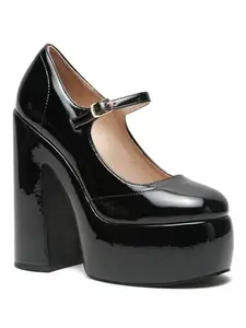 Flat n Heels Womens Black Sandals FnH 2327-BK