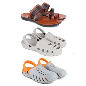 DRACKFOOT Men's Sandals | Lightweight Wear| Stylish & Easy to Wear For Men's GRT-SAN-(3-COMBO)-3151-3135-3150-9