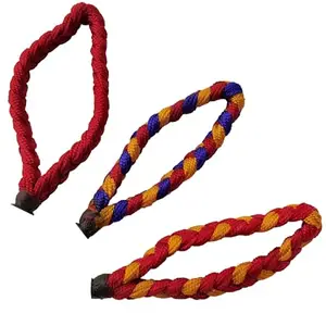 MK Dynamics Traditional Braided Wrist Bands for Men, Multicolor