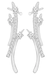 Clara Silver Kelly Ear Cuff Earring For Women