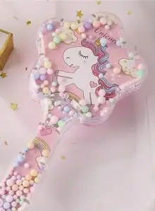 3D glittry Kids Hair Brush/Comb