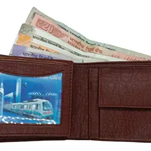 NEXA FASHION Mens Brown Artificial Leather Wallet