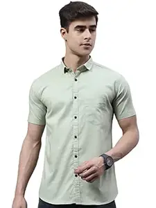 Majestic Man Men's Cotton Slim Fit Shirt