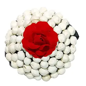 SPRING DAYS Artificial flower Small Juda Bun Hair Flower Gajra for Wedding and Parties Use for Women