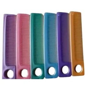 DHASRAM Comb for Men,Small,Pocket Size Comb for Men,Plastic,Multicolour-Pack of 6