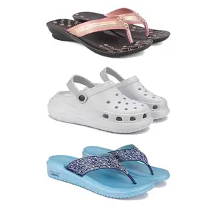 Women's Comfortable Sandal,Casual Lightweight Sandal for Everyday Wear | (Combo-3)-1956-OO5-1888-8-EURO-39