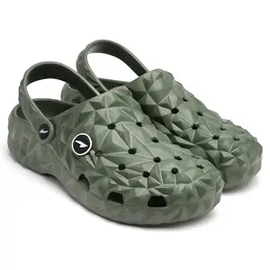 ASIAN Men's AGC-16 Trendy Stylish Fashionable Clogs | Sandals with Lightweight Regular wear Casual Clogs with Ultra Soft & Flexibility Technology Clogs for Men's & Boy's Olive,UK 8