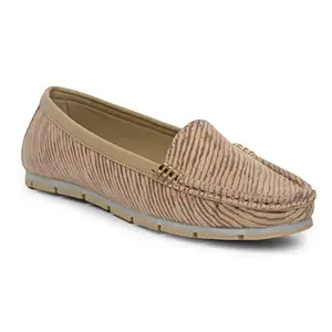 Liberty Healers Beige Casual Ballerina for Women (GIF-238_Beige-3)