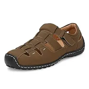 Centrino Sandals for Men | Casual Fisherman Sandal for Office & Everyday Comfort | Cushioned Grip Insole for All-Day Walking Support | Lightweight & Stylish Sandal for Travel and Outdoor Wear (6114)