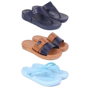 Women's Comfortable Sandal,Casual Lightweight Sandal for Everyday Wear | (COMBO-3)-1985-1981-1976-6-EURO-37