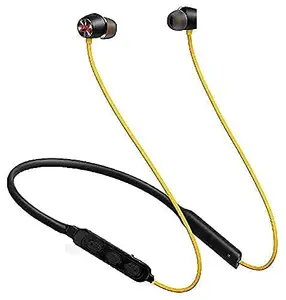 ELC SHOPS ELC SHOPS Pure Wireless Bluetooth Headphones, Headset with Mic and Sound Button Earphone for M i Note 5/6/7 Pro, 6A, Y2, A2, A1, Y3 for All Smartphones (Yello) Modal X-1