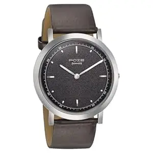 Sonata Poze Quartz Analog Blue Dial Leather Strap Watch for Men-SP70008SL01