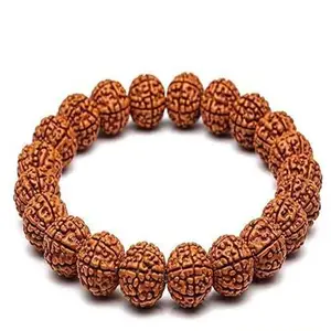 The Himalayan River Rudraksha Beaded Bracelet, Unisex, Traditional Prayer Beads