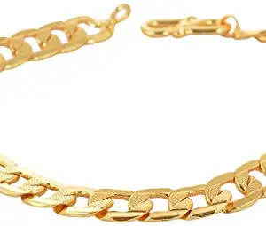 Handicraft Kottage® Brass Gold Plated Rakhi Bracelet for Men/Boys (AGBR 015)