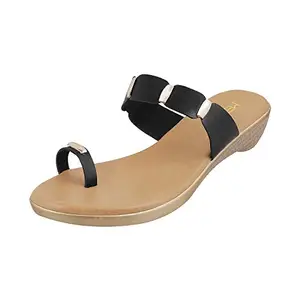 Metro Women's Black Fashion Sandals - 3 UK (36 EU) (32-9987)
