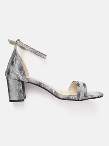ELLE Women Sandal,Grey,UK-4