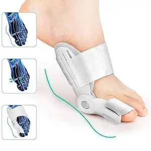 limtaru Toe Straightener Bunion Corrector Splint With Toe Fracture Support and Foot Support Pain Relief Toe Separator Orthopaedic Tight Fitting Band Support for Women and Men (Pack of 1)