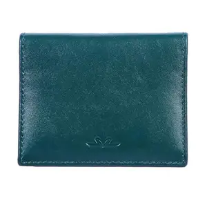 Luxxora Genuine Leather Credit & Debit Card Holder Pocket Size for Men & Women. Available in 4 Color Navy Blue, Green, Brown, Black