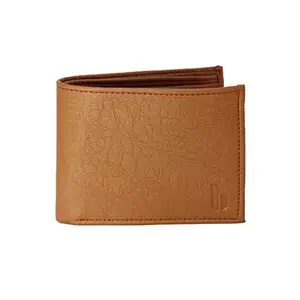 Buko Style Two Fold Men's Wallet with Inside Flap (Brown)