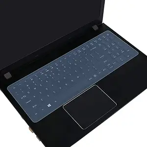 Meshiv Meshiv Universal Silicone Keyboard Protector Skin for 15.6-Inches Laptop (5 X 6 X 3 Inches) Pack of 1