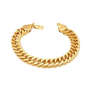 Superstore18 Brass Micron Luxe elegance Gold Plated Fashion Bracelet for Men and Women (SST2805BLRX)