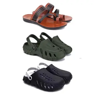 DRACKFOOT Men's Sandals | Lightweight Wear| Stylish & Easy to Wear For Men's GR-SAN-(3-COMBO)-3151-3137-3149-8