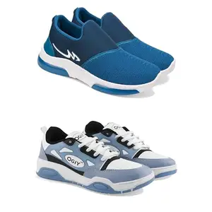 Men's Sports Shoes Collection Gym,Running,Men's Sports Shoes for Every Sport PCV-SHO-(Combo-2)-1077-1071-6 Multicolor
