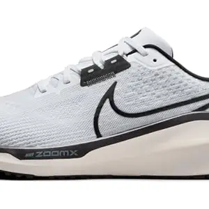 NIKE Mens Vomero 17-White/Black-Pure Platinum-Vintage Running Shoes GREEN-FB1309-104-11UK