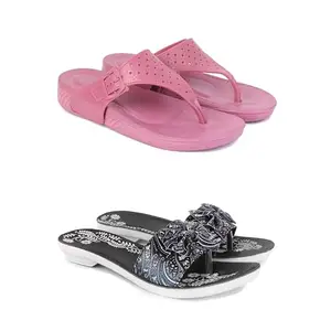 Women's Comfortable Sandal,Casual Lightweight Sandal for Everyday Wear I (Combo 2)-1984-1967-5-EURO-36