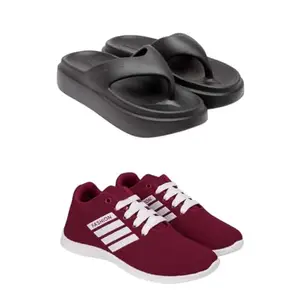 SPORTER Extra Soft Classic Casual wear with Ultra Soft Flexibility Technology Heels for Women's/Girl's(6109+1703) Multicolor