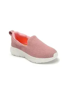 Carlton London Women Pink Comfortable Slip On Snakeer with Heels, for for Casual, Walking & Daily Use (39)