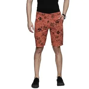 The Indian Garage Co Men Slim Fit Solid Mid-Rise Chino Shorts