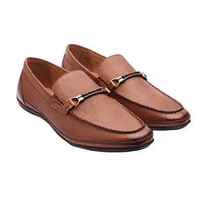 Michael Angelo Men's Rafael 7302 Cognac Leather Shoes -8UK